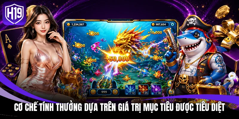 Cơ chế tính thưởng dựa trên giá trị mục tiêu được tiêu diệt